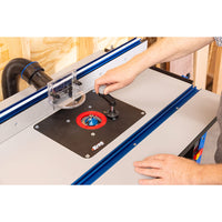 Precision Router Table Insert Plate - Predrilled for Kreg Routers