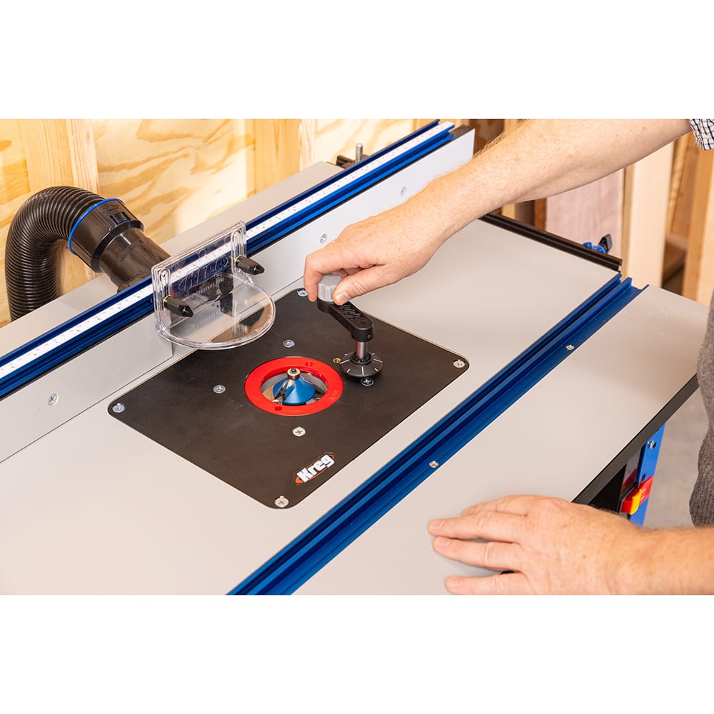 Precision Router Table Insert Plate - Predrilled for Kreg Routers