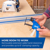 Track Saw Track Clamp for Guide Rails