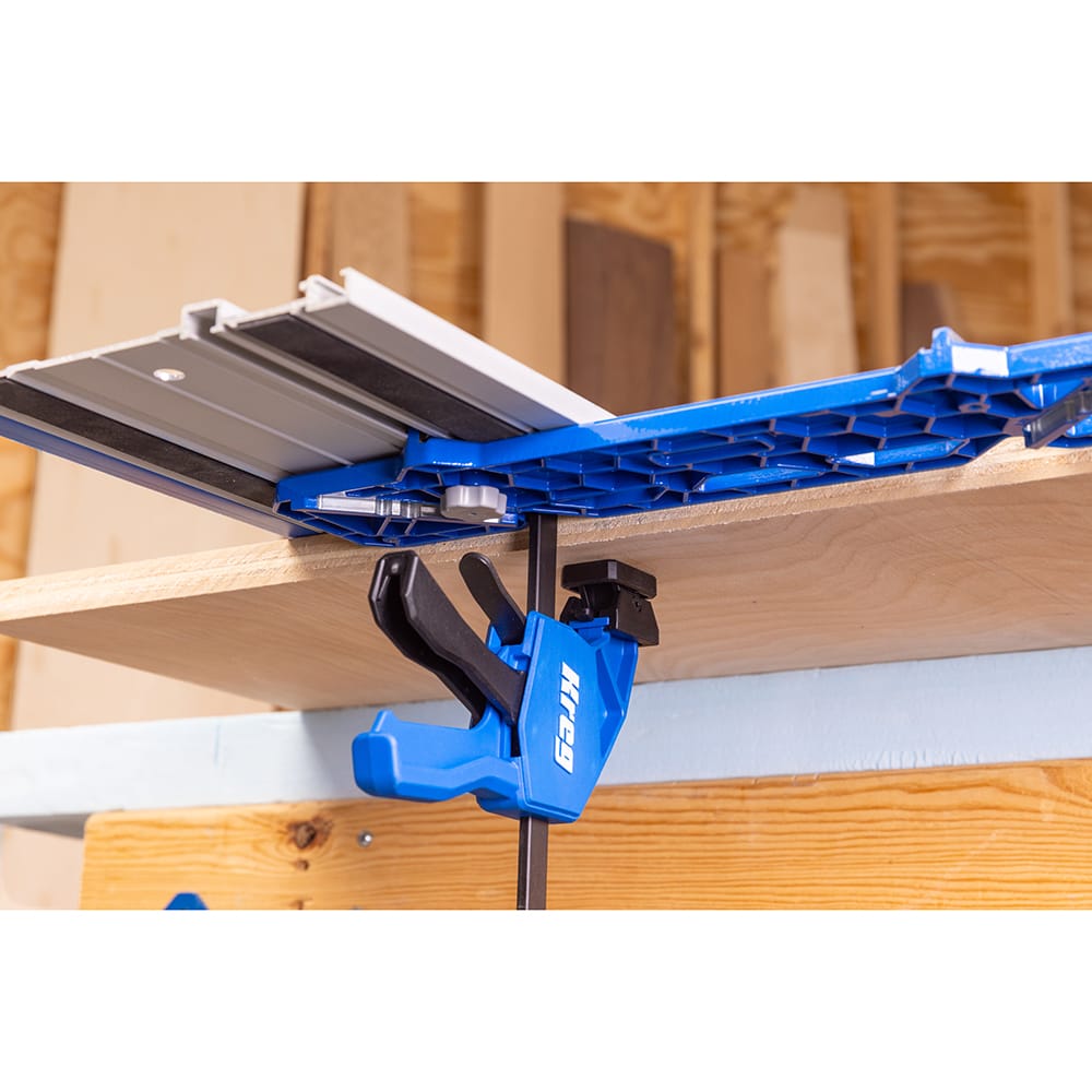 Track Saw Track Clamp for Guide Rails