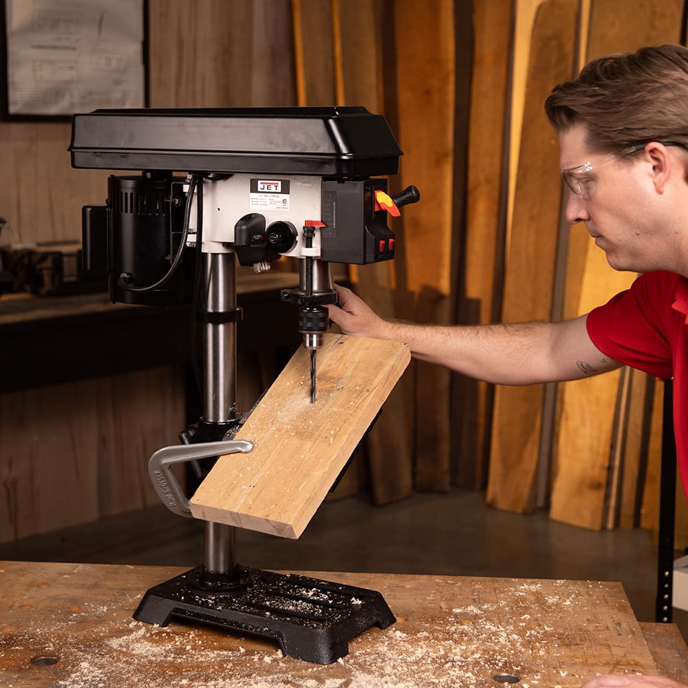 10" Benchtop Drill Press - JWDP-10 - 1PH - 120V