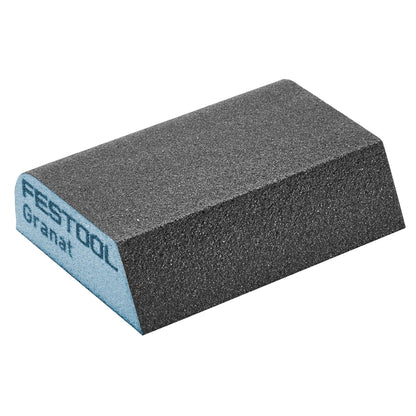 GRANAT Abrasive Combination Sponge - 2.7" x 3.8" x 1" - 120 Grit - 6 Pack