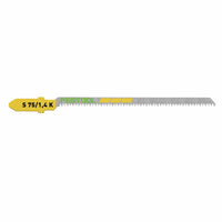 Curve Cut Wood Jigsaw Blades, 75mm L, 1.4 pitch, 5 pack alt 0