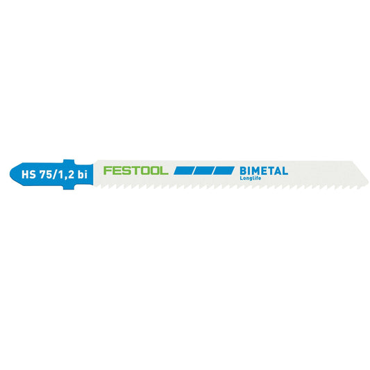 Steel/Stainless Steel Metal Cutting Jigsaw Blades, 75mm L, 1.2 pitch, 5 pack alt 0
