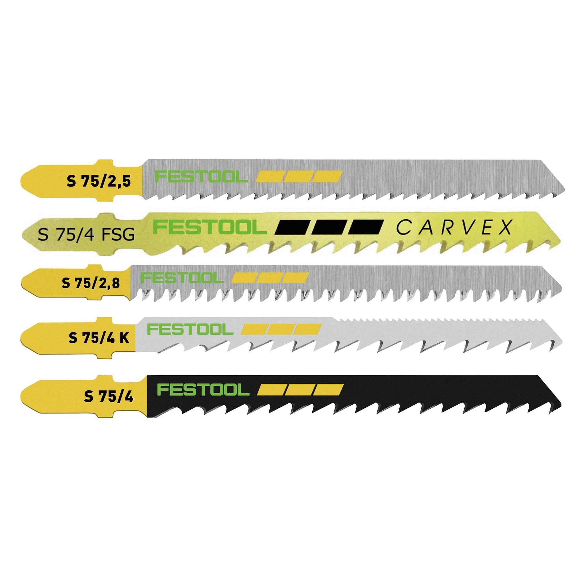 Wood Cutting Jigsaw Blade Set, 25 pack alt 0