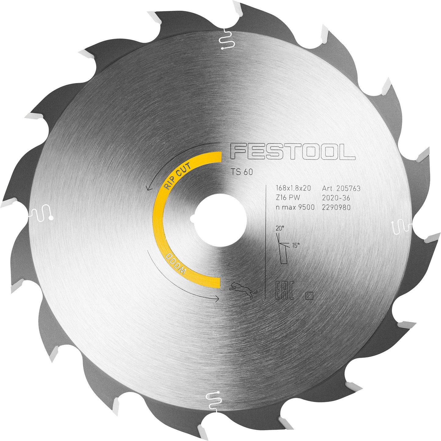 Rip Saw Blade 16T - TS 60 alt 0