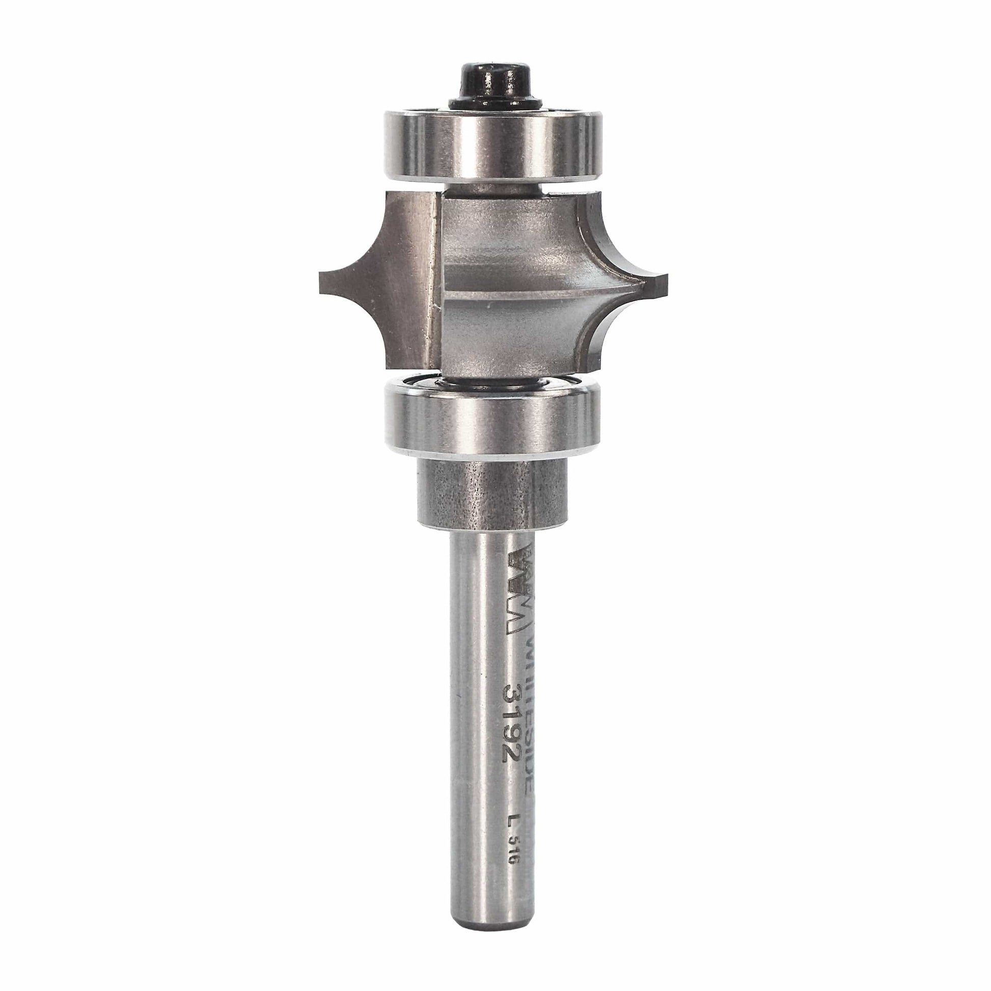 3192 Full Bead Router Bit 1/4" SH 3/16" R 1" D X 1/2" CL X 2-3/8" OL alt 0