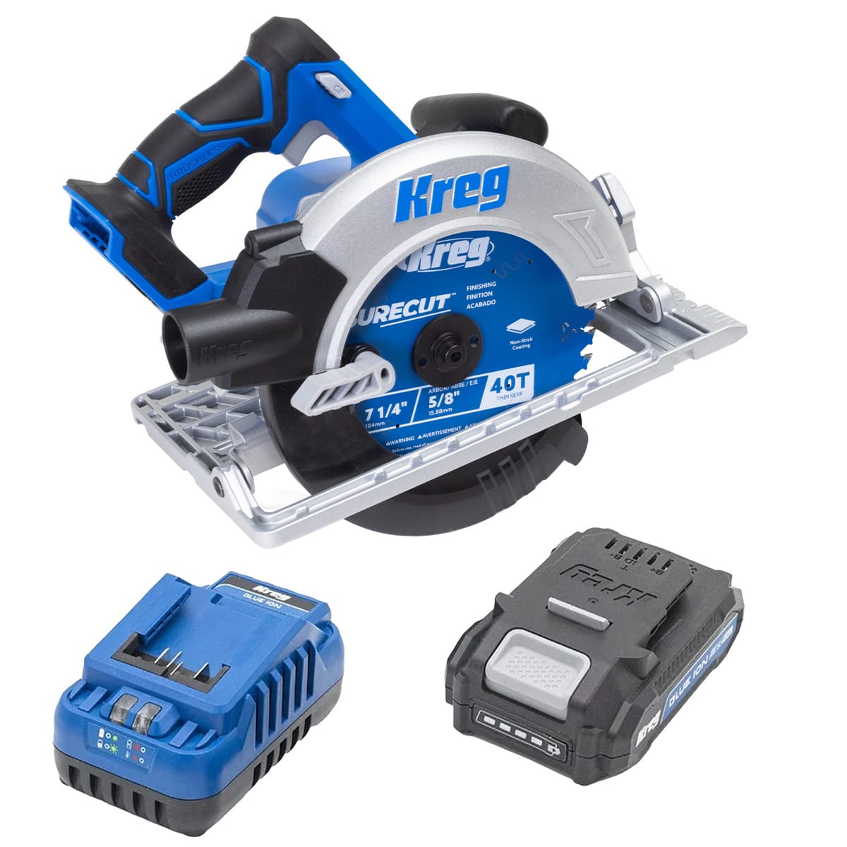 20V Ionic Drive 7 1/4" Circular Saw Plus Battery & Charger