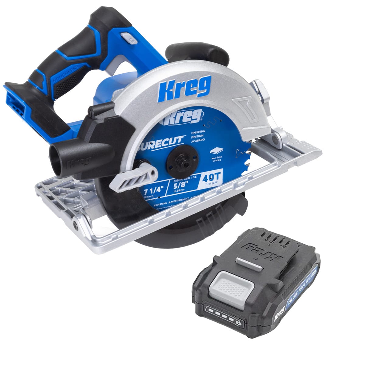 20V Ionic Drive 7 1/4" Circular Saw Plus Battery