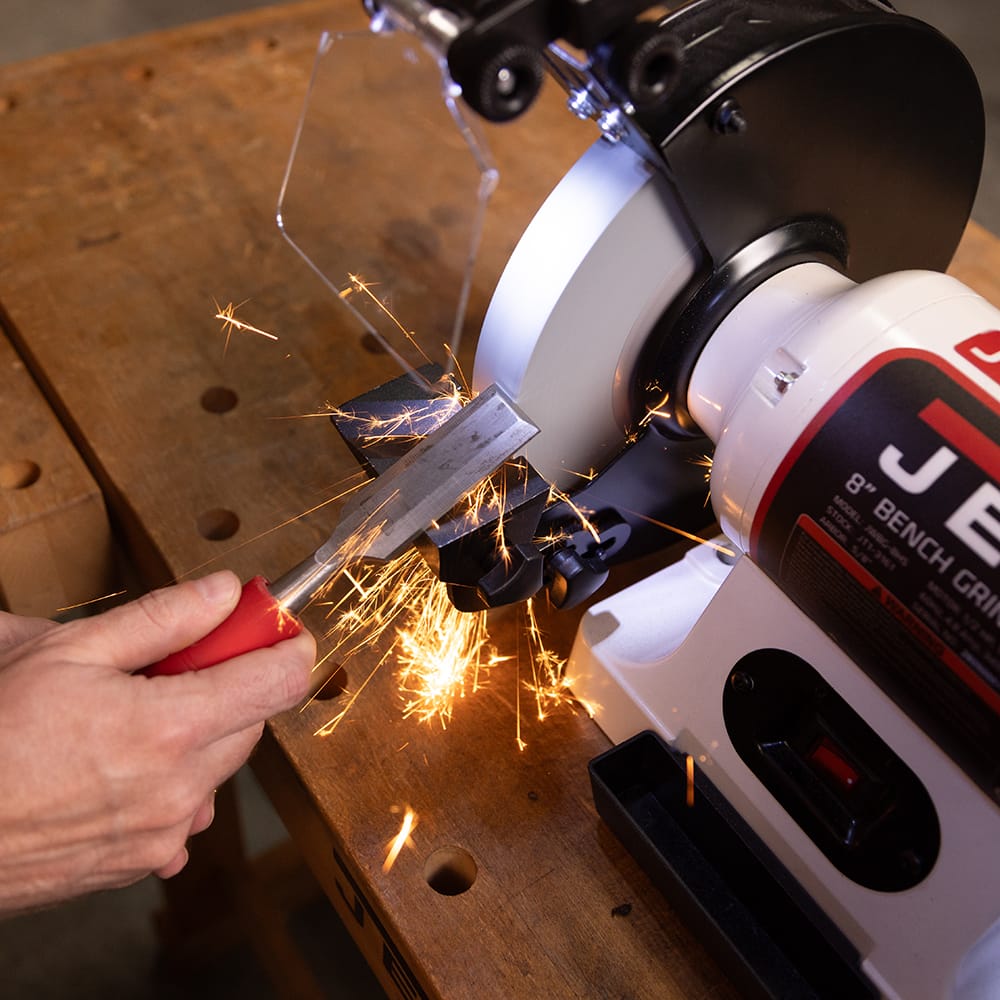 8" BENCH GRINDER - JWBG-8HS - 1/2 HP - 1PH - 120V