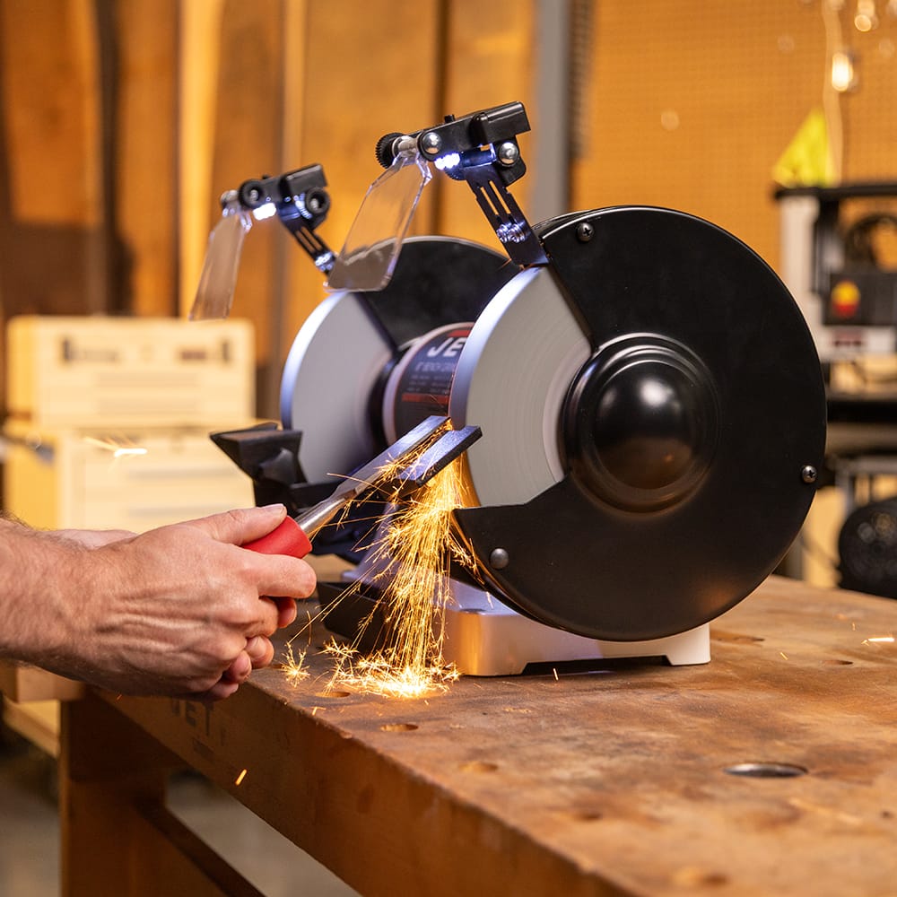 8" BENCH GRINDER - JWBG-8HS - 1/2 HP - 1PH - 120V