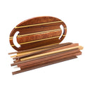MVP Charcuterie Board Kit - 3/4" x 10" x 16" - Granadillo, Wenge and Kimboto