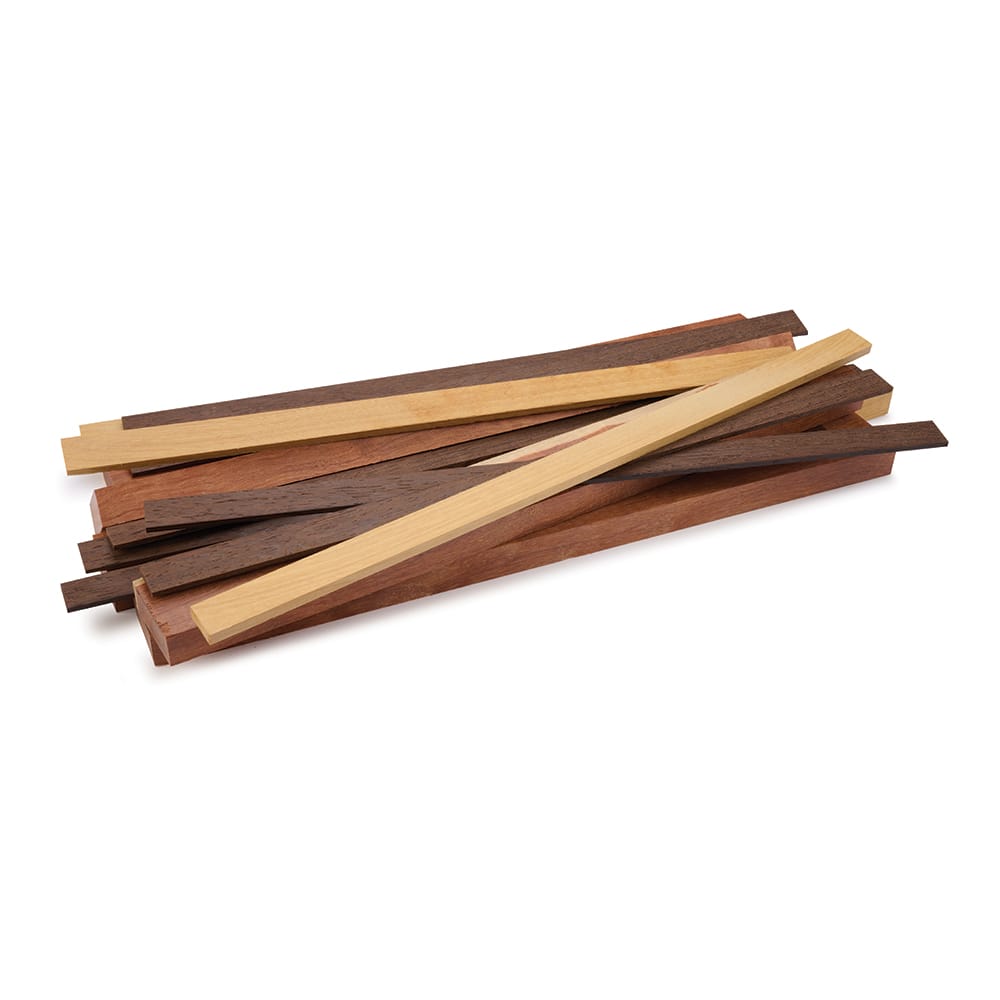 MVP Charcuterie Board Kit - 3/4" x 10" x 16" - Granadillo, Wenge and Kimboto