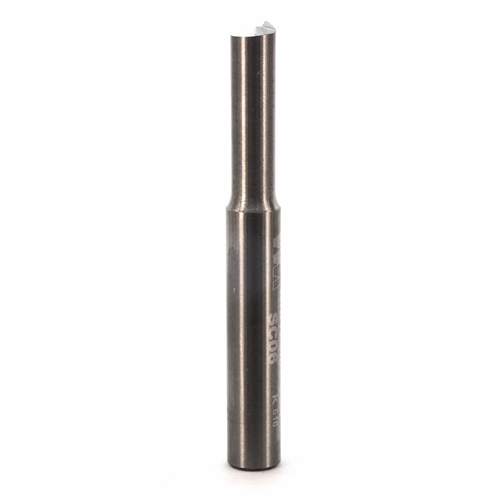 Whiteside Single Flute Straight Router Bit - Solid Carbide - 1/4