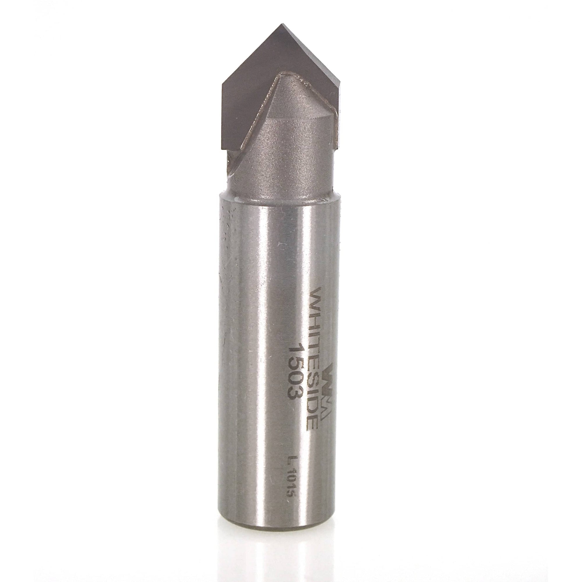 1503 V Groove Router Bit 1/2" SH 1/2" D X 1/4" P X 2" OL