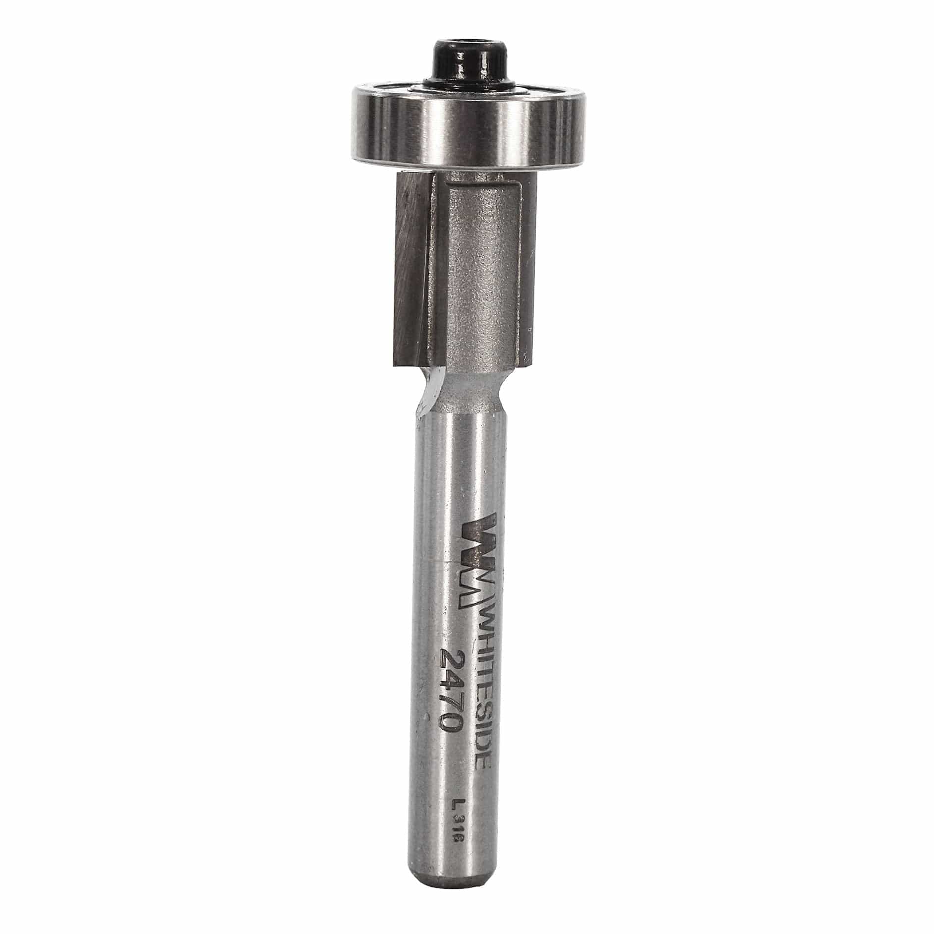 Whiteside Overhang Trim Router Bit with Bottom Bearing Guide - 1/4
