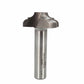 3780 Classical Flat Bottom Router Bit 1/2" SH 13/64" R 1-3/8" D X 9/16" CL X 2-1/2" OL alt 0