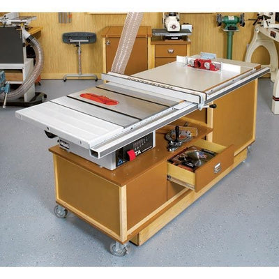 Woodworking Project Paper Plan to Build Mobile Sawing & Routing Center alt 0