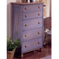 Woodworking Project Paper Plan to Build Country-Fresh 5-Drawer Dresser alt 0