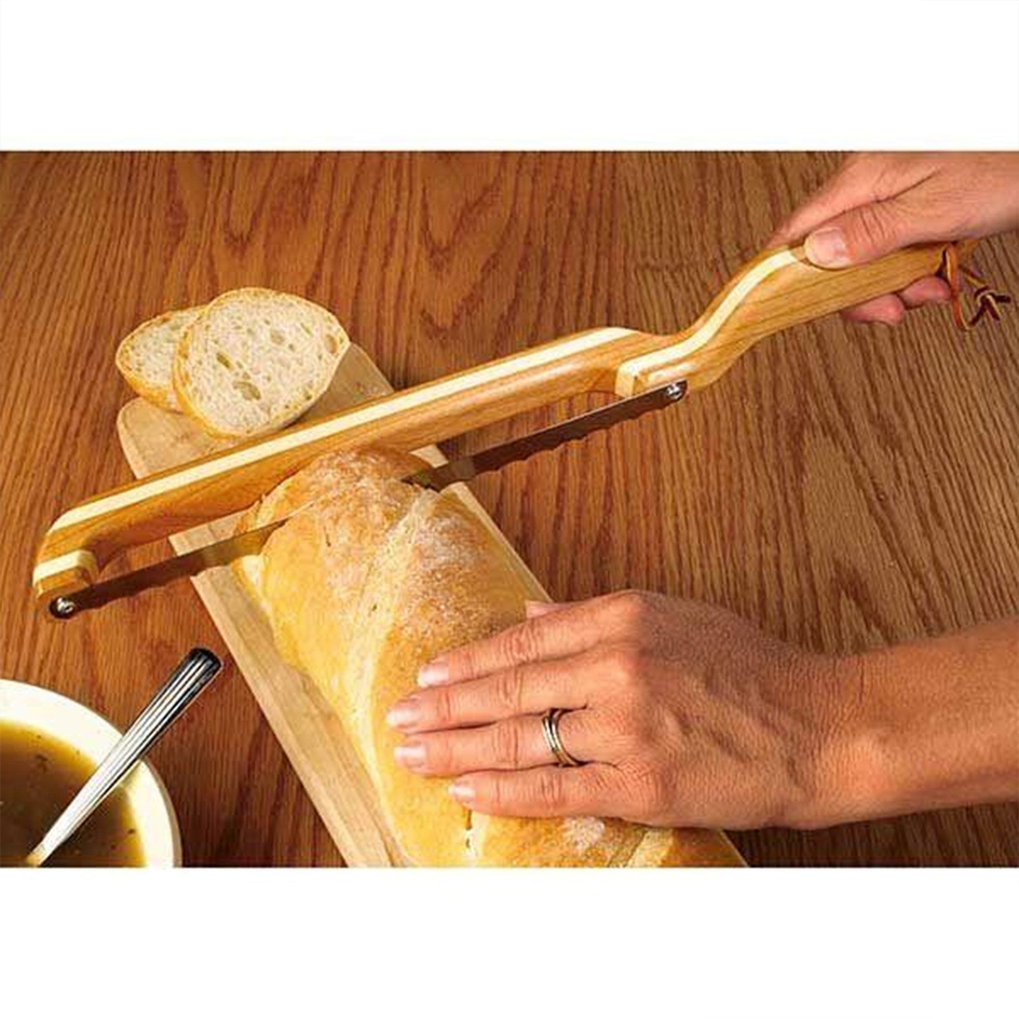 Downloadable Woodworking Project Plan to Build Slice and Serve Bread Knife alt 0