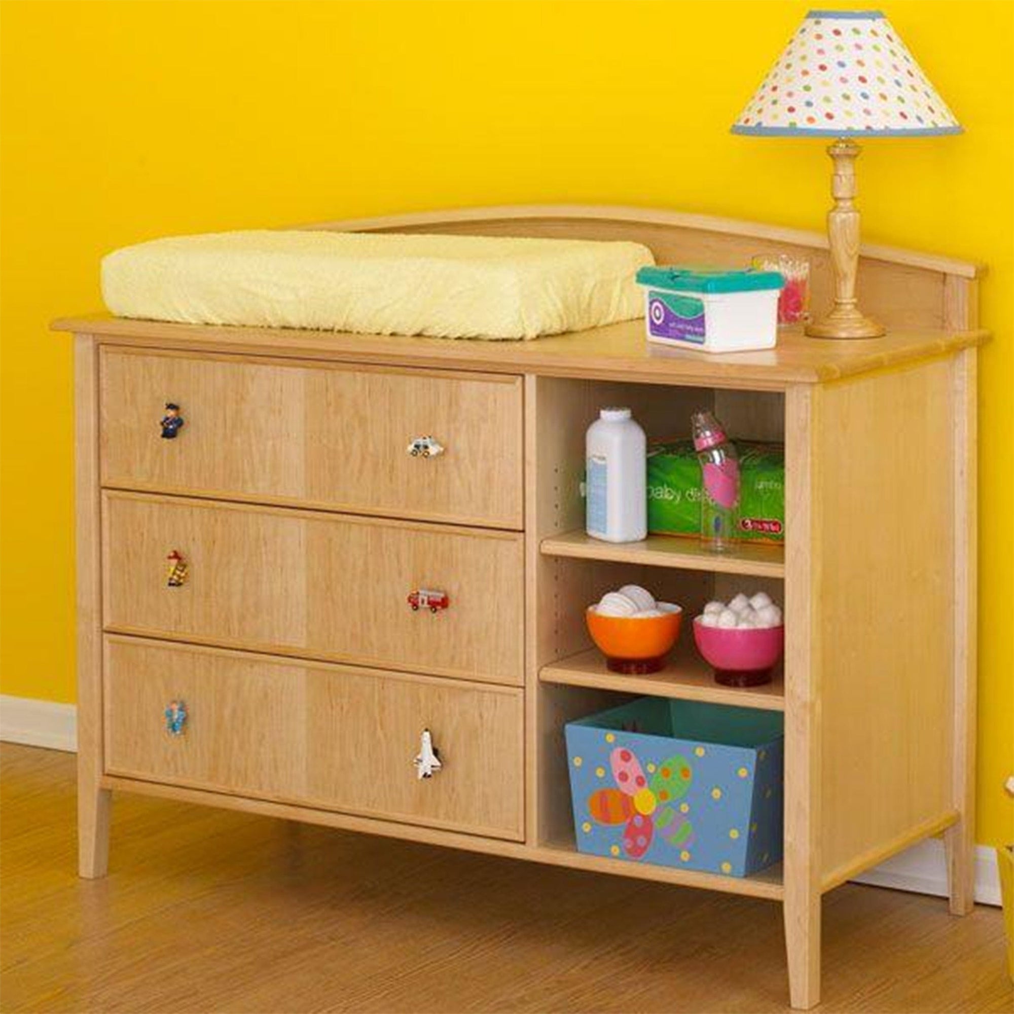 Downloadable Woodworking Project Plan to Build Double-duty Changing Table/Dresser alt 0