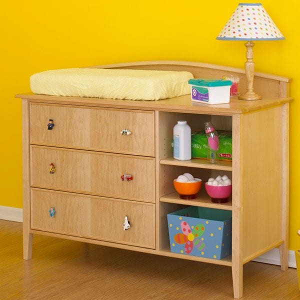 Woodworking Project Paper Plan to Build Double-Duty Changing Table/Dresser alt 0