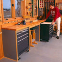 Woodworking Project Paper Plan to Build Space-Saving Workbench alt 0