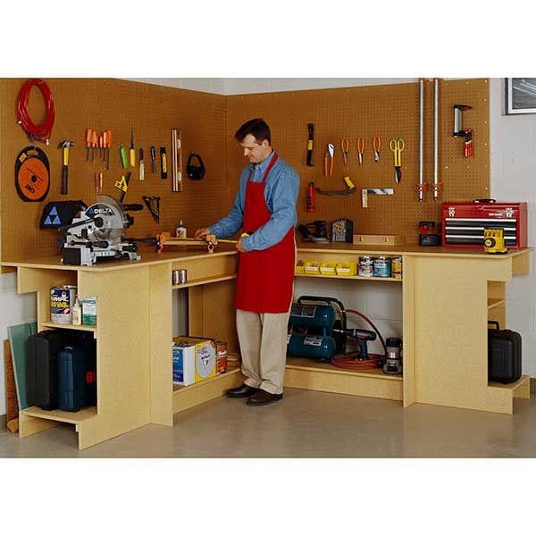 Woodworking Project Paper Plan to Build One-Day Workbench alt 0