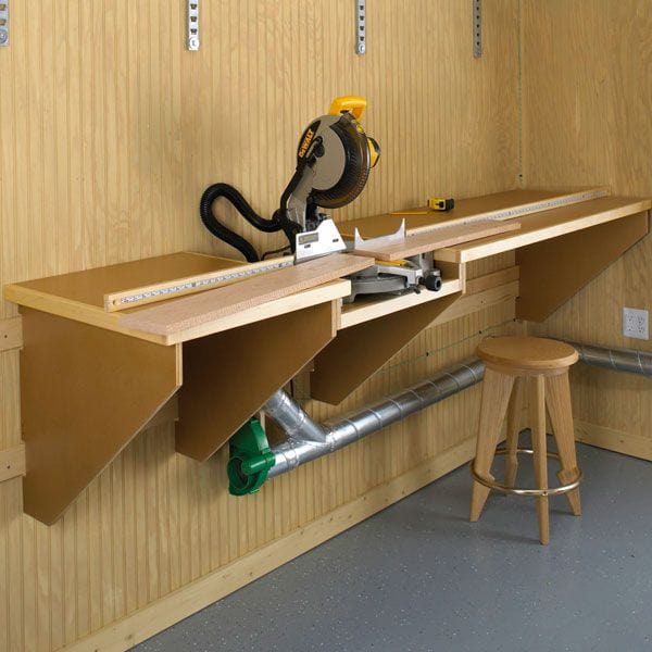 Woodworking Project Paper Plan to Build On-the-Mark Mitersaw Station alt 0