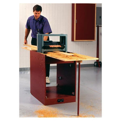 Woodworking Project Paper Plan to Build Portable Planer Thicknessing Center alt 0