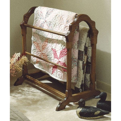 Woodworking Project Paper Plan to Build Country Classic Quilt Rack (Large Format) alt 0