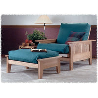 Woodworking Project Paper Plan to Build Futon Chair & Ottoman alt 0