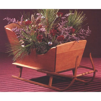 Woodworking Project Paper Plan to Build Vintage Tabletop Sleigh alt 0