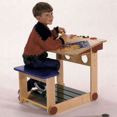 Woodworking Project Paper Plan to Build Activity Center Desk alt 0