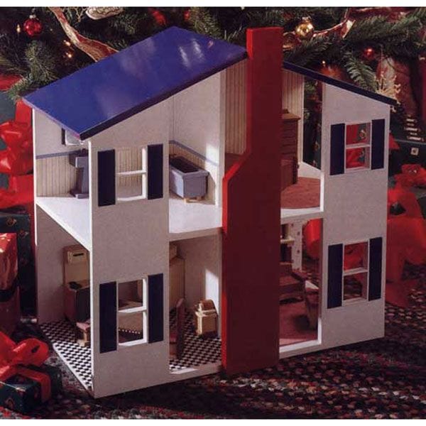 Woodworking Project Paper Plan to Build Open House Doll House alt 0