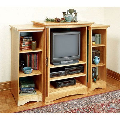 Woodworking Project Paper Plan to Build Extravaganza Entertainment Center alt 0