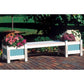 Woodworking Project Paper Plan to Build Classic Planter & Bench alt 0