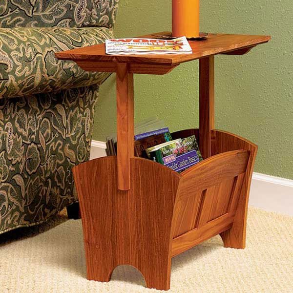 Wood Magazine Woodworking Paper Plan - Magazine Rack/Table | Woodcraft