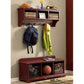 Downloadable Woodworking Project Plan to Build Entry-Area Storage Bench & Wall Shelf alt 0