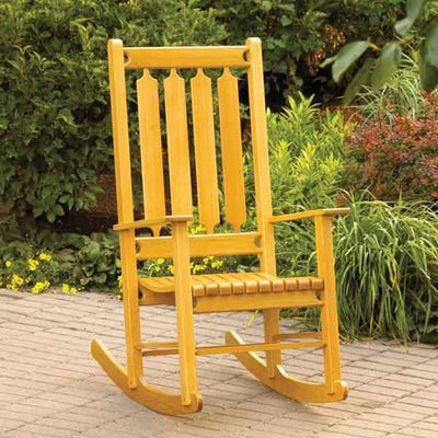 Woodworking Project Paper Plan to Build Classic Rocker alt 0