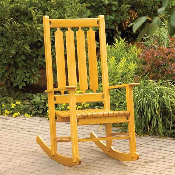 Woodworking Project Paper Plan to Build Classic Rocker alt 0