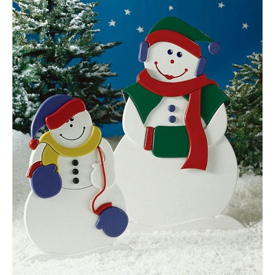 Woodworking Project Paper Plan to Build Mrs. Snow and Little Snowflake alt 0