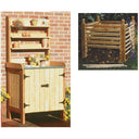 Woodworking Project Paper Plan to Build Potting Table & Compost Bin alt 0