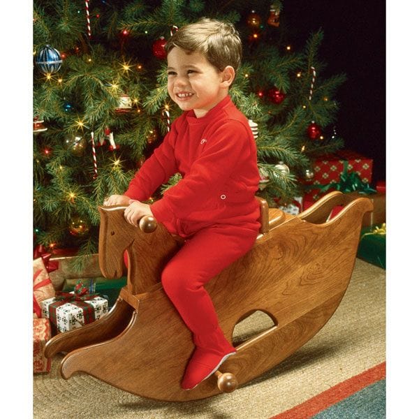 Woodworking Project Paper Plan to Build Rocking Horse alt 0