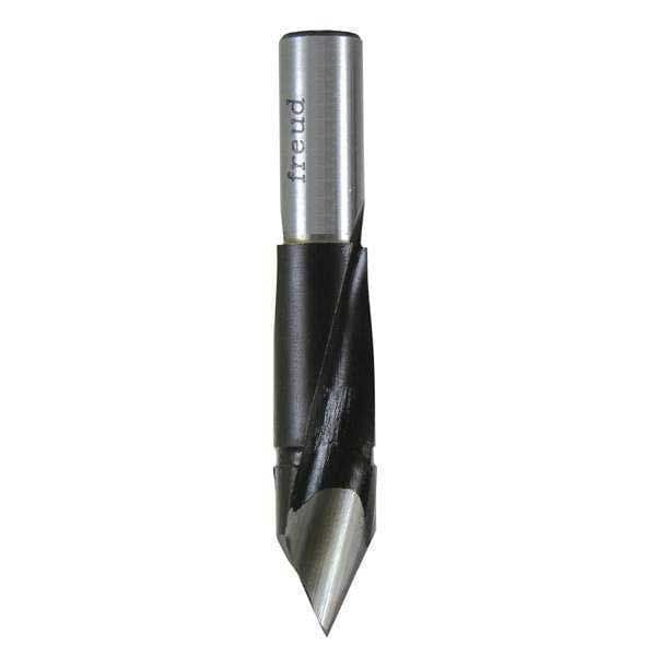 Industrial Carbide Tipped Through Hole Boring Bit, 3/8" D x 70mm L x 10mm Sh x 60º RH, # TH93870R