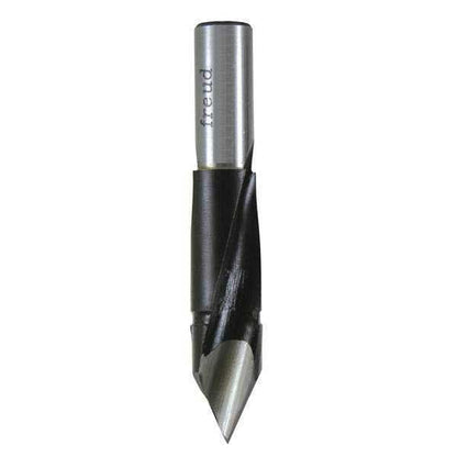 Industrial Carbide Tipped Through Hole Boring Bit, 3/8" D x 70mm L x 10mm Sh x 60º RH, # TH93870R
