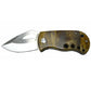 Single Blade Liner Lock Wood Folder Knife, Model SK-501MB alt 0