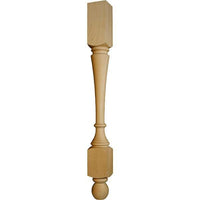 Hard Maple Washington Island Leg, Model 99134HM alt 0