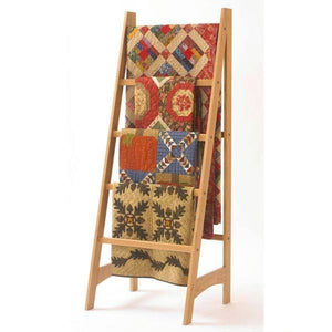 Downloadable Woodworking Project Plan to Build Quilt Ladder alt 0