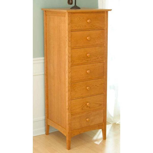 Woodworking Project Paper Plan to Build 7 Drawer Lingerie Chest alt 0